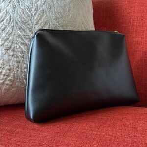 Melie Bianco Black Vegan leather Pouch